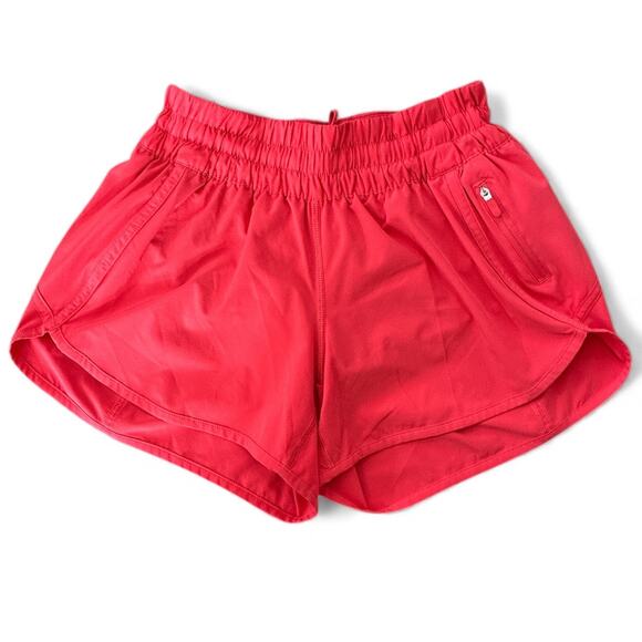 Lululemon Women’s Track That High Rise Lined Shorts in Pink size 6 - Picture 2 of 10